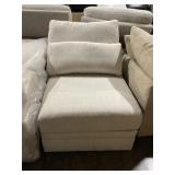 Single Seat Armless Chair in Winston Por