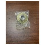 Box of (8) Concave Brass Plated Wall Stops