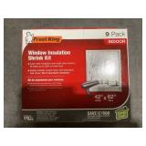 9Pk Window Insulation Shrink Kit x 3Pcs