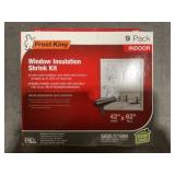 9Pk Window Insulation Shrink Kit x 3Pcs