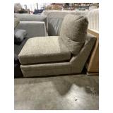 Single Seat Armless Chair in Boston Sand