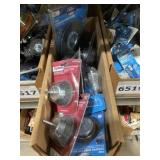 Box Lot-Assorted Sizes Wire Wheels