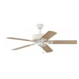 52" 5-Blade Indoor Ceiling Fan in White