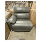 Single Seat Recliner in Gray with Right-Arm