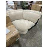 Single Seat Corner Wedge in Soho Sand