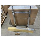 Polished Chrome Console Sink Legs Set