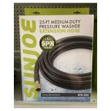 Sunjoe® 25Ft Pressure Washer Extension Hose x 5