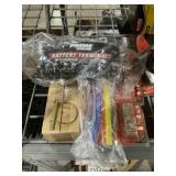 Mixed Lot of Zip Ties, Battery Terminals and More