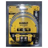 DeWalt Combo Pack 12" 80T & 32T Saw Blades