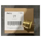 ProLine 1" Forged Brass Push-Fit Caps x 12Pcs
