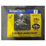BrassCraft® Box of (7) 1/4 Iron Turn Angle Valves