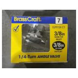 BrassCraft® Box of (7) 1/4 Turn Angle Valves x 2