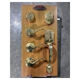 Design House® 6Pc Polished Brass Handle Set