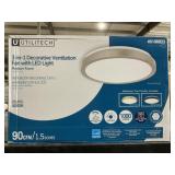 Utilitech® 3-in-1 Deco Ventilation Fan w LED Light