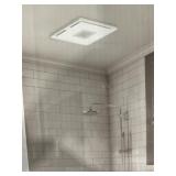 Homewerks LED Bath Fan w/ Bluetooth in White