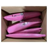 Box of (6) Pink Utility Knives for One Money