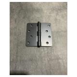 Case of (60) 4" Door Hinges in Matte Black