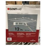 Box of (4) 12" Shelf & Rod Corner Shelf Kits