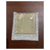 Leviton® 25Pk Ivory 2-Gang Blank Wall Plates