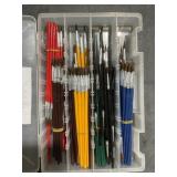 Box of (140) Artist Paintbrushes for One Money
