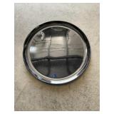 (19) 18"DIA Plastic Serving Trays in Black