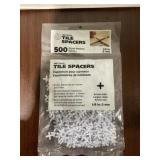 Box of (500) 1/8" Tile Spacers for One Money