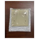 Leviton® 25Pk Ivory 2-Gang Blank Wall Plates