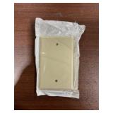Bag of Black 2Gang Square Covers in Ivory