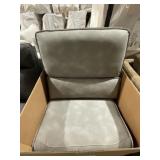 Single Seat Armless Chair in Gray
