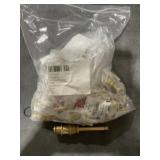 Bag of Brass Tub and Shower Diverter Stems