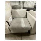 Armless Single Seat Chair in Collin Gray