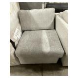 Armless Single Seat Chair in Collin Gray
