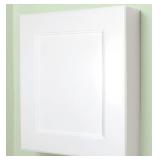 Wall Mounted Single Door Medicine Cabinet in White