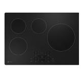 GE 30" 4-Burner Black Smart Cooktop w/ Bridge