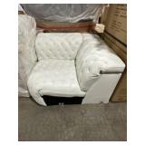 Tufted Armless Single Seat Corner Wedge