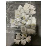 Bag of 3/4" x 1" PVC Male Adapter Pipe Fittings