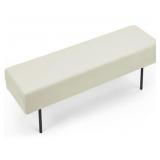 45"L Velvet Upholstered End of Bed Bench