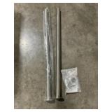 (2) 5Ft Stainless Steel Handrail Sets w/ Hardware