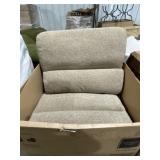 Armless Dual-Powered Recliner in Mason Sand