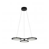 Quoizelï¿½ 3 Lite LED Chandelier In Black