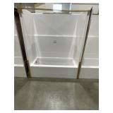 1 piece LH Fiberglass Shower/Tub Unit