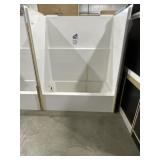 1 piece LH Fiberglass Shower/Tub Unit