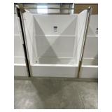 1 piece LH Fiberglass Shower/Tub Unit