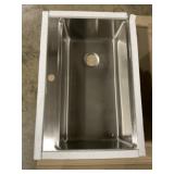33" x 22" Stainless Steel Single Bowl Sink