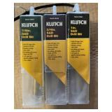 Mixed Lot of Klutch S&D Drill Bits x 3