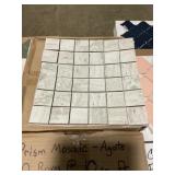 12" Agate Prism Mosaic Shaw Tile x 118Pcs