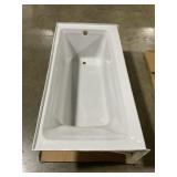 60" x 31" RH Bathtub in Light Gray