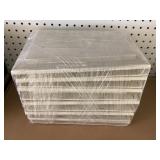 8" x12" Gray Plastic Covers