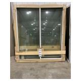 70" Double Sliding Glass Door