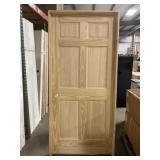 28" x 80" RH Clear Pine 6-Panel Interior Door
